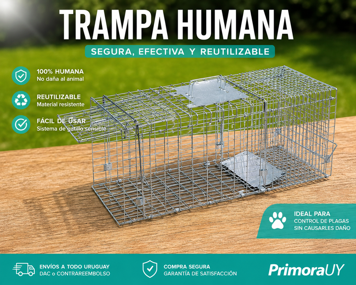 Trampa para Animales - Jaula de Captura Segura