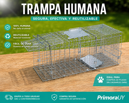 Trampa para Animales - Jaula de Captura Segura