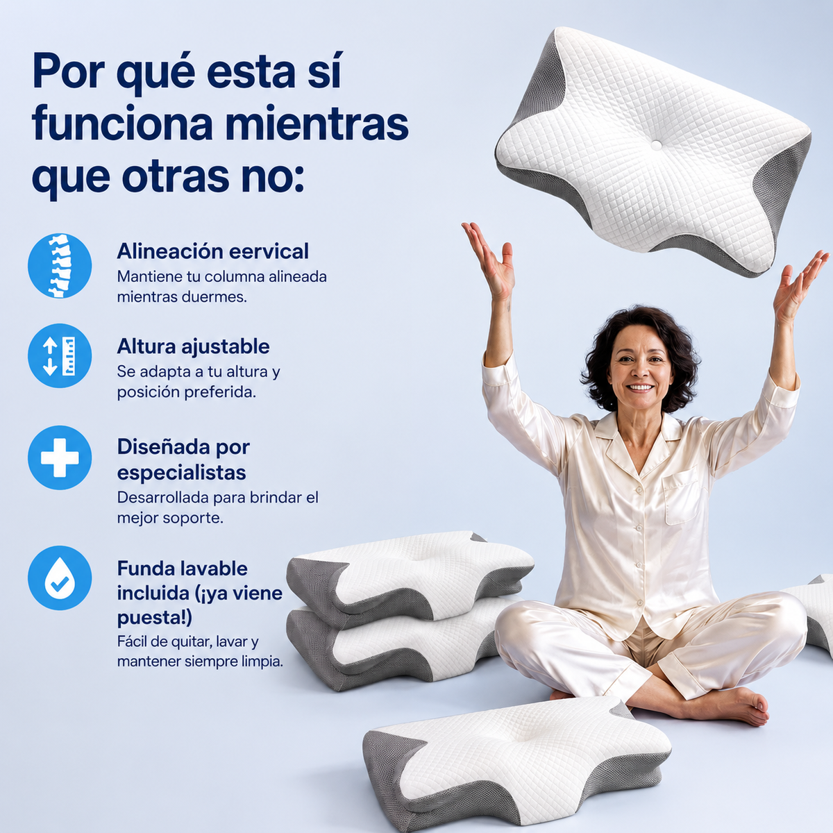 Almohada Ortopédica Cervical