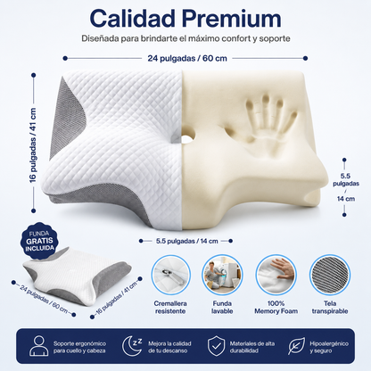 Almohada Ortopédica Cervical