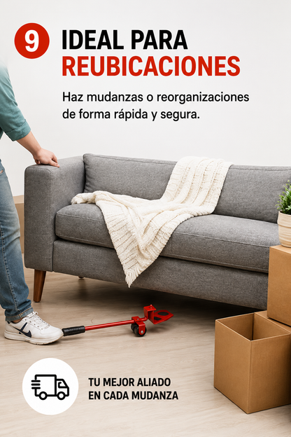 Set de Ruedas Movedoras de Muebles x4